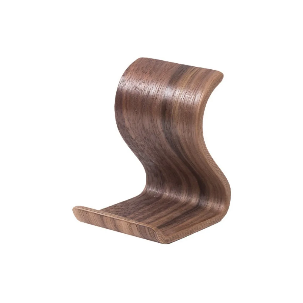 

Creative Wood Mobile Phone Holder Portable Elegant Wooden Phone Bracket Lightweight Durable Mobile Phone Stand