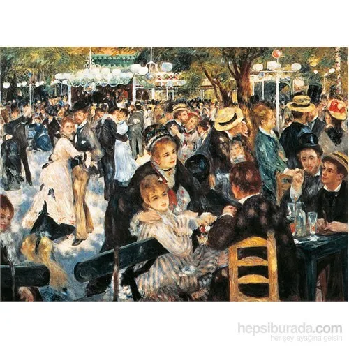 Clementoni 1000ชิ้นจิ๊กซอว์ปริศนา Renoir-น้ำผึ้ง Du Moulin De La Galette