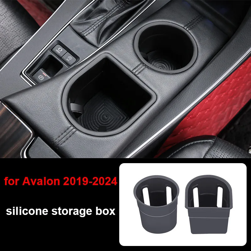 Fit voor Toyota Avalon 2019 2020 2021 2022 2023 2024 Middenconsole Armsteun Doos Dienblad Siliconen Bekerhouder Opbergdoos Interieur