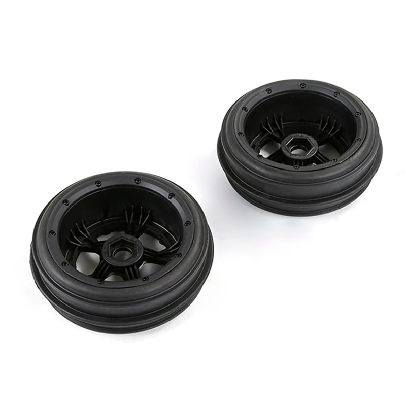 New 2Pcs Front Sand Paddles Desert Wheels Tires For 1/5 HPI ROVAN ROFUN KM BAJA 5B Rc Car Parts