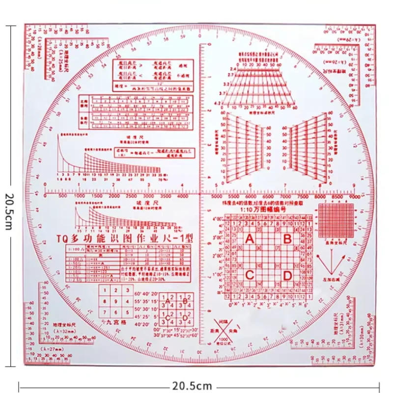 Topographic mapping tools map reading mapping operation ruler comprehensive geographic coordinate ruler command ruler mapping