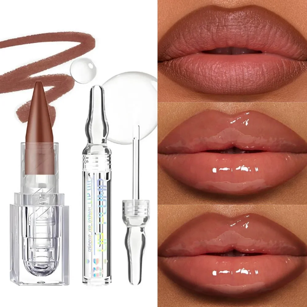 Óleo labial cristal hidratante - brilho labial e hidratante com tons coloridos para todos os tipos de pele