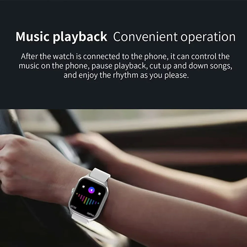 LAXASFIT nuevo reloj inteligente H9 Pro max Dial para responder llamadas seguimiento de calorías monitoreo de oximetría del ritmo cardíaco reloj inteligente Bluetooth