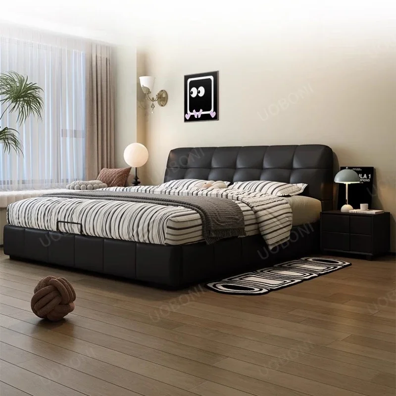 Beauty Simple Bed Queen Modern Double Castle Bedroom Headboards Girls Bed Space Saving Princess Muebles Lounge Suite Furniture