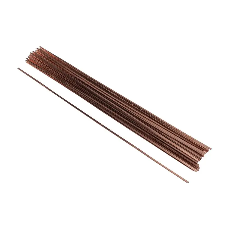 VEHO-Fast Easy Soldering Hand Tools 50Pcs Phosphor Bronze Flat Brazing Rods Erosion Hardly Phosphor Copper Welding Rod
