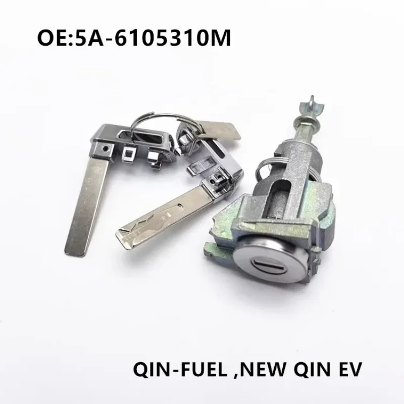Front Door Lock Cylinder for BYD NEW QIN EV Door Lock Cylinder Central Locking Key Car Accessories 5A-6105310M  12681545-00
