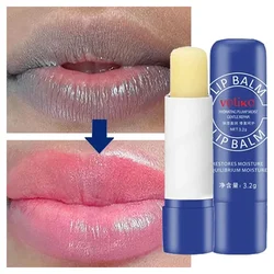 Bálsamo labial que elimina la oscuridad, aclara la melanina, ilumina, exfoliante, desvanece la línea labial, hidrata la piel muerta, reparación, cuidado de los labios, nuevo