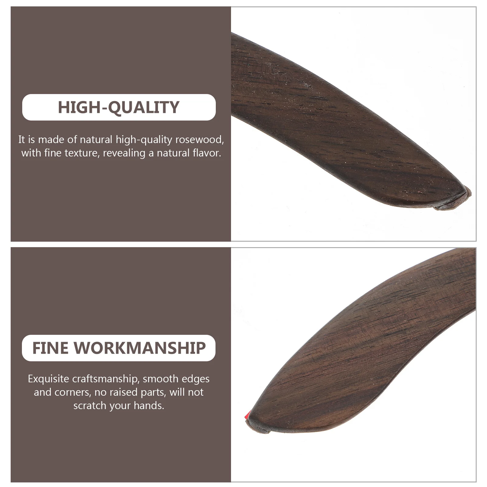 

Guitar Armrest Rosewood Natural Wood Smooth Edges Supple Rubber Protection Guard Accessory For Guitar Panel Instrument