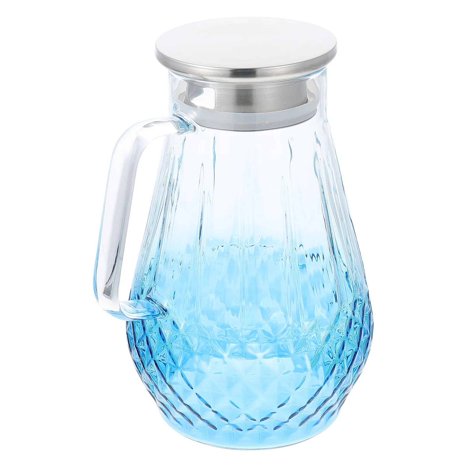 

Large Capacity Cold Water Kettle Heat Resistant Glass Pitcher for Home Party Restaurant Office Portable Handle Food Safe