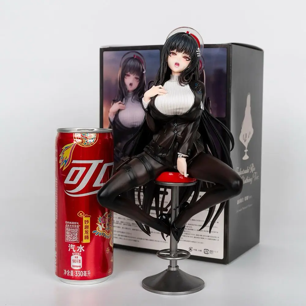 

Синий Архив Сексуальная Аниме Девушка Цукацуки Рио Фигурка Ли Инь Кукла Ручная Модель Черный Шелковый Сидящий Сексуальный Gk Украшения Модель Кукла Игрушка