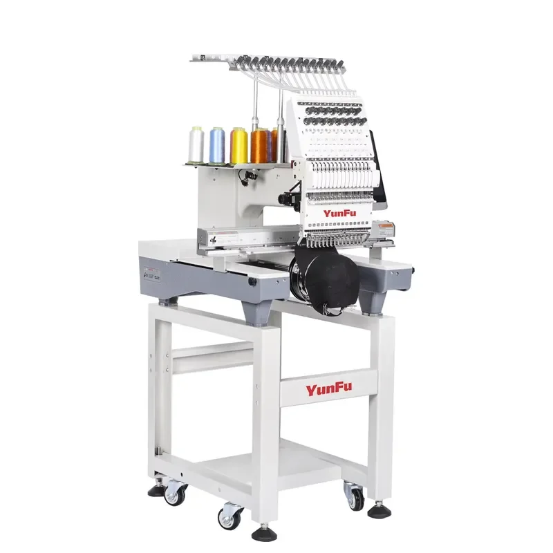 DDP High Speed PTP Used Computer Embroidery Machine Single Head 12-15 Needles 4 Head or 6 Head Options