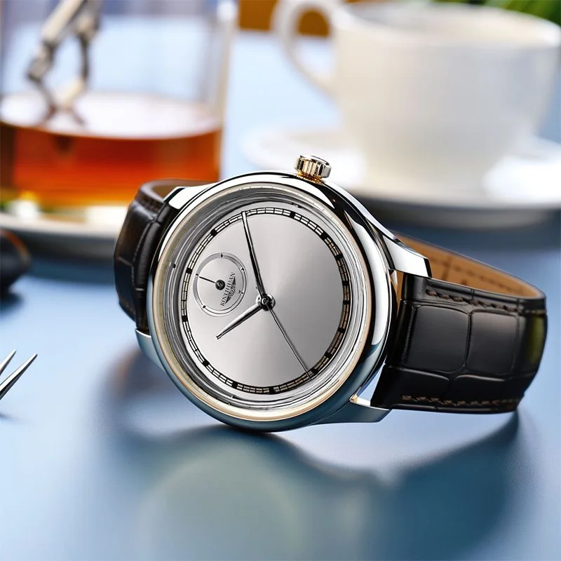 2025 nueva moda hombres negocios cuero negro relojes de cuarzo impermeables reloj de pulsera analógico regalo de cumpleaños