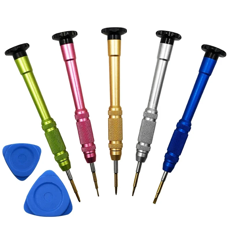 7 pz/set Set di strumenti per cacciaviti di riparazione universali S2 Kit di cacciaviti in lega di alluminio leva di apertura per smartphone cellulare Android