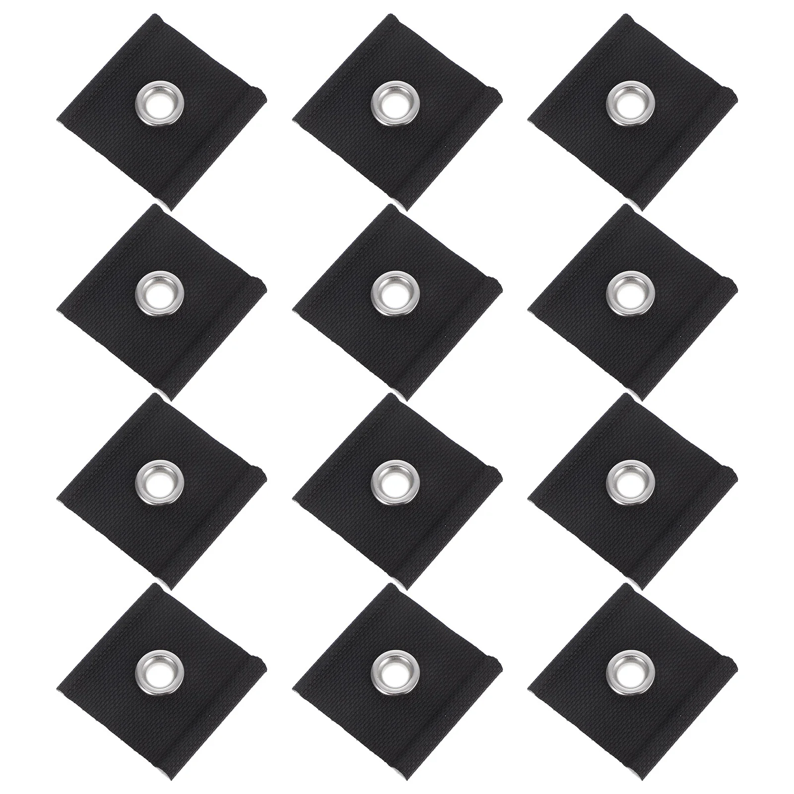 12 قطعة من حاويات وصلة معطف RV مع أغطية شماعات خطافات شحن من القماش المطلي بالبولي فينيل كلوريد