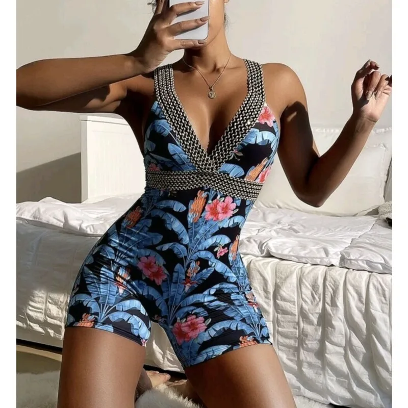 Sexy Print Swimsuits Closed One Piece Female Swimwear Push Up Body Women's Swim Wear Bathing Suits Beachwear Pool Bather 2025