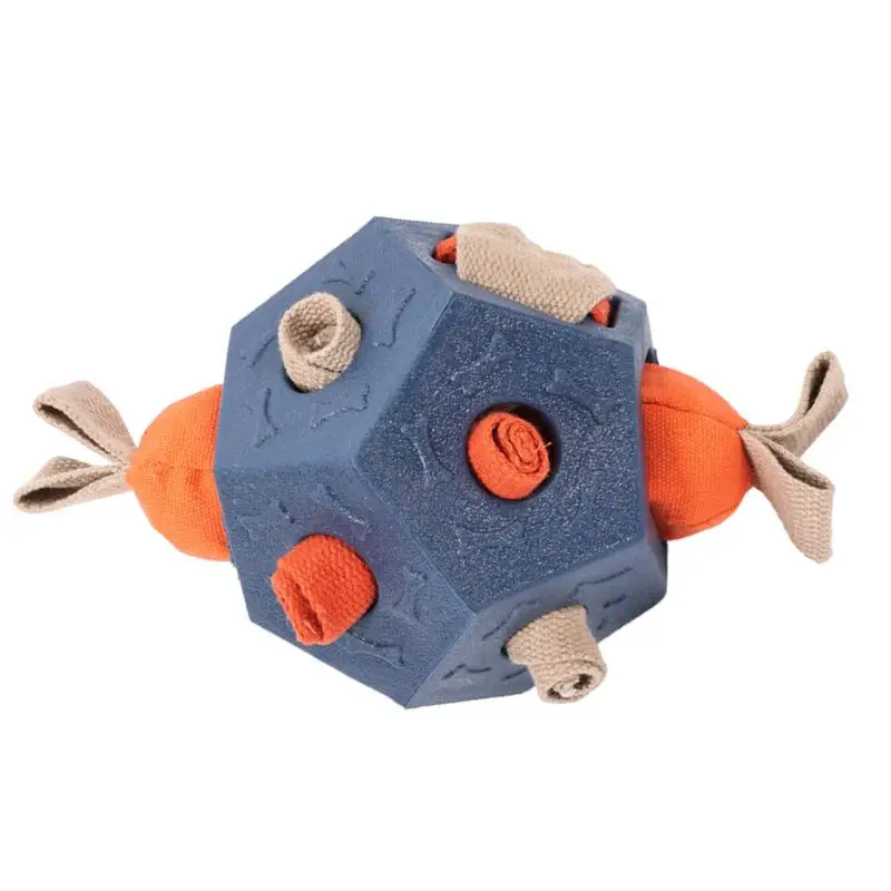 

Food Dispensing Dog Toy Interactive Dog Chew Toy Treat Dispenser Small Medium Large Breeds Enrichment Ball With Squeak For Teeth