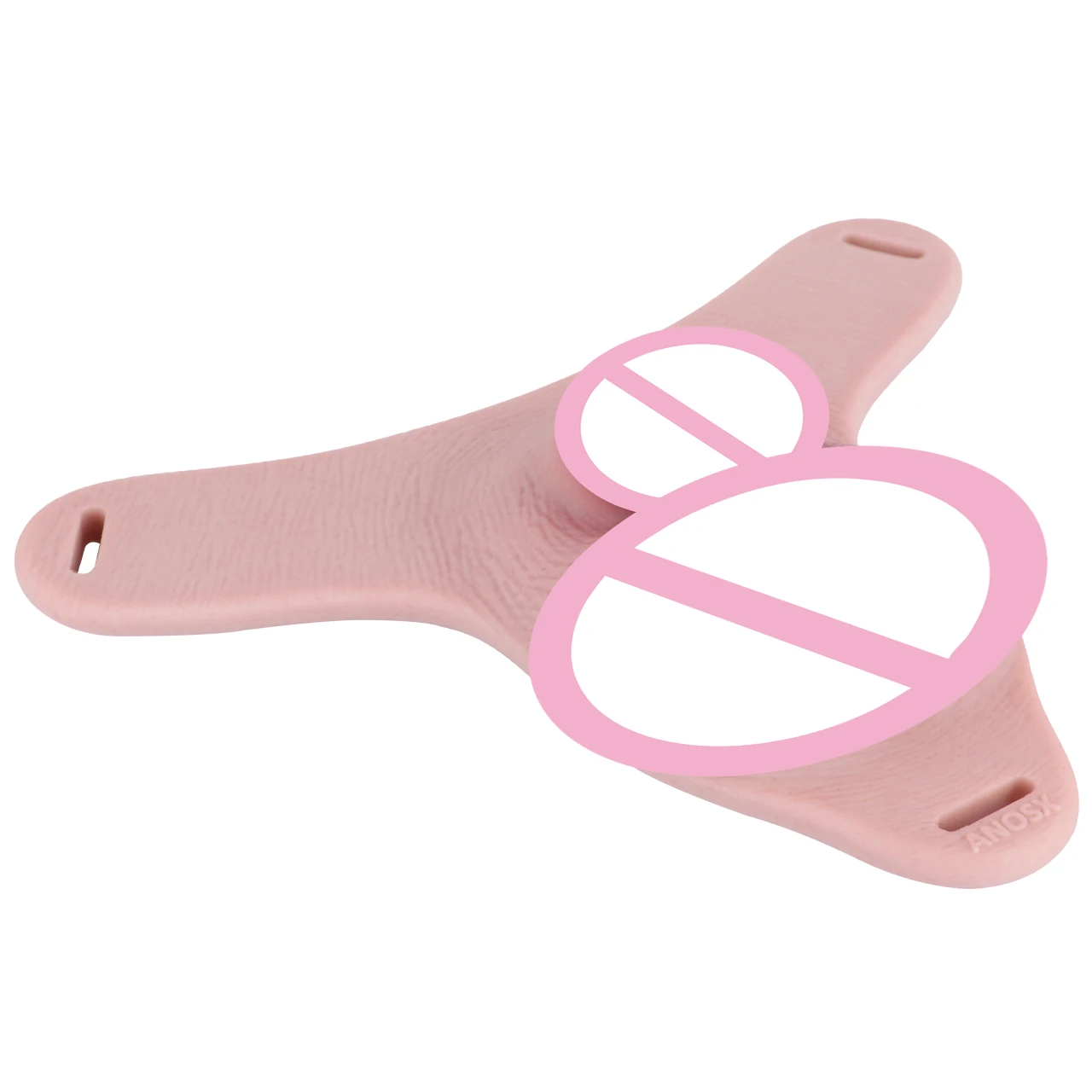 LICKER سيليكون القضيب بانت قضيب جلدي ديك عبودية كم قفص العفة مع فتحة الإحليل BDSM لعبة الجنس حزام الولاء غمد الديك #4