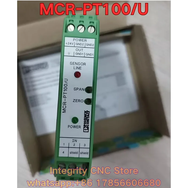 New MCR-PT100/U PLC module 2810340