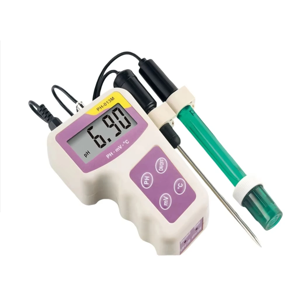 Medidor de acidez de aceite de oliva, tira reactiva de pH portátil impermeable de laboratorio, medidor de acidez digital