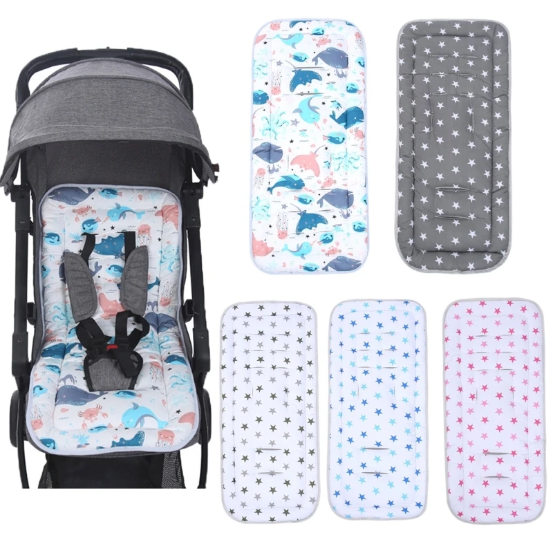 Stroller Seat Liner for Baby Pushchair Car Cart Chair Mat Child Trolley Mattress Diaper Pad Infant Stroller Cushion Accessories