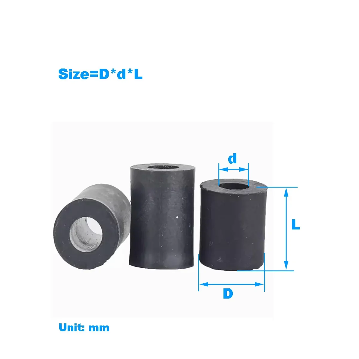 PE Plastic Nylon Gasket/Rubber Gasket / LCD TV Frame Height Increasing Gasket / ABS Straight Column