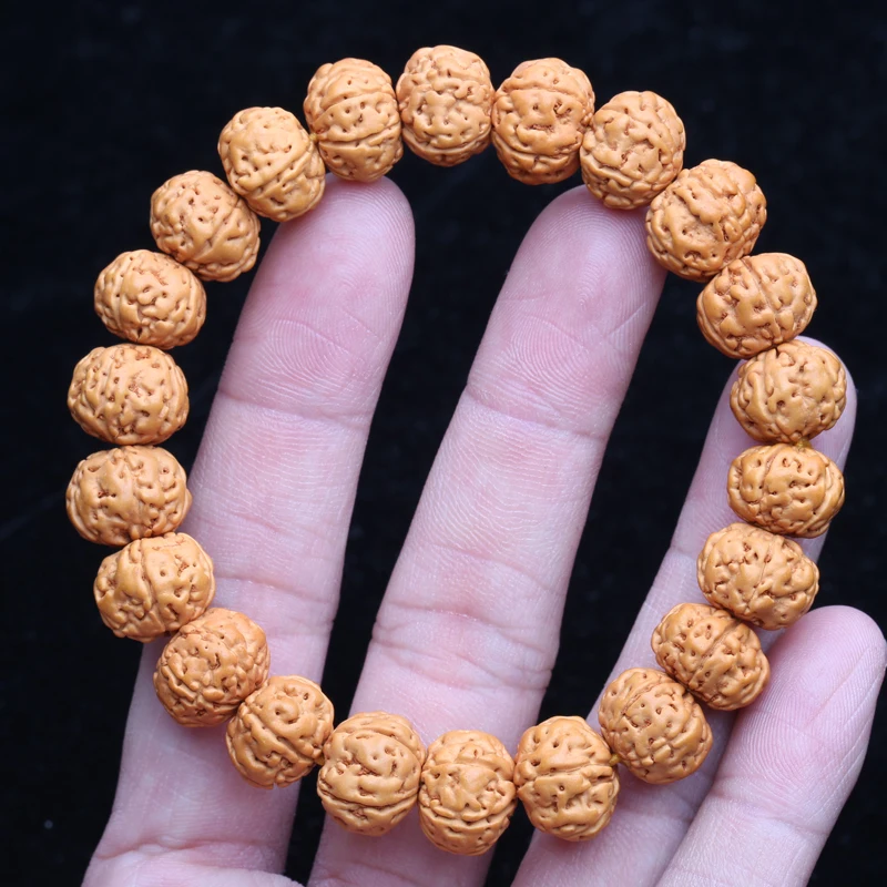 Natural Rudrakhsa Beaded Bracelet Vajra Bodhi