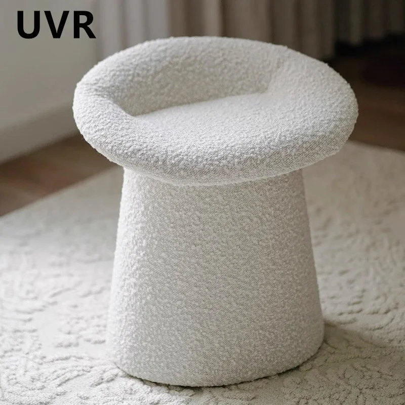 UVR Bedroom Makeup Chair Living Room Shoeshine Stool Home Dresser Chair Single Outdoor Leisure Stool Children\'s Dining Stool