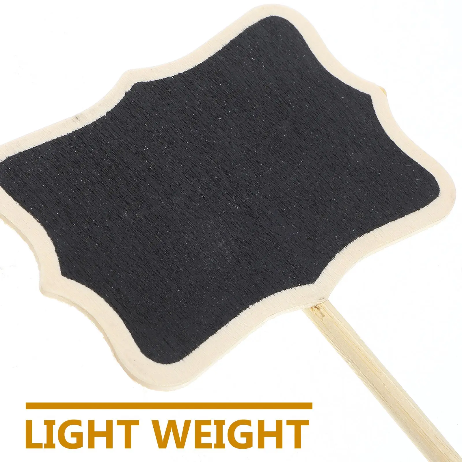 10Pcs Mini Wooden Chalkboard Wedding Blackboards Message Sign Food Labels for Wedding Birthday Party Table Place Card