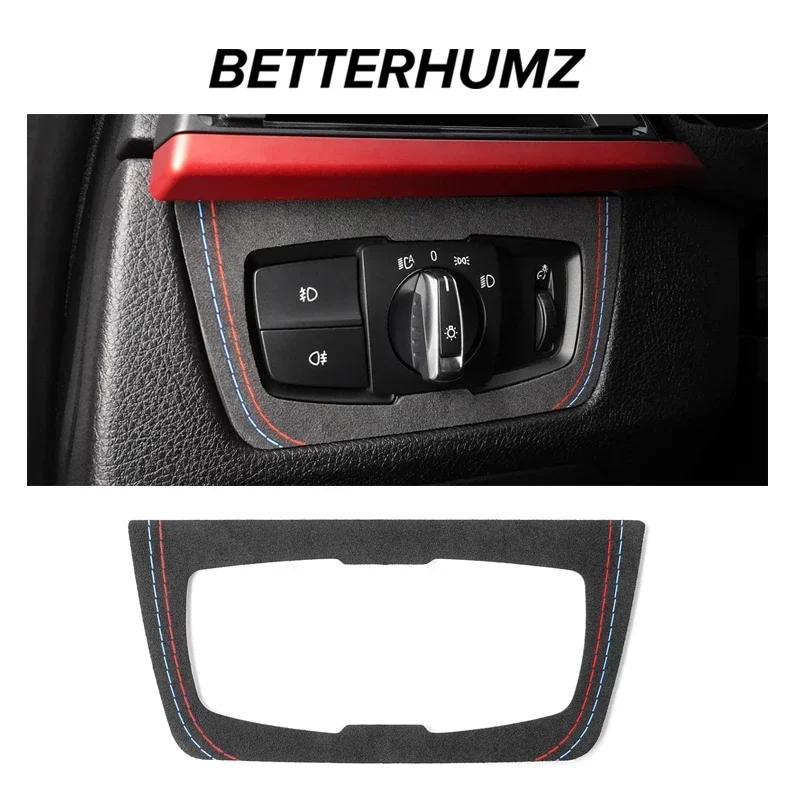 For BMW 3 Series F30 F32 F34 2013-2019 Made of Alcantara Headlight