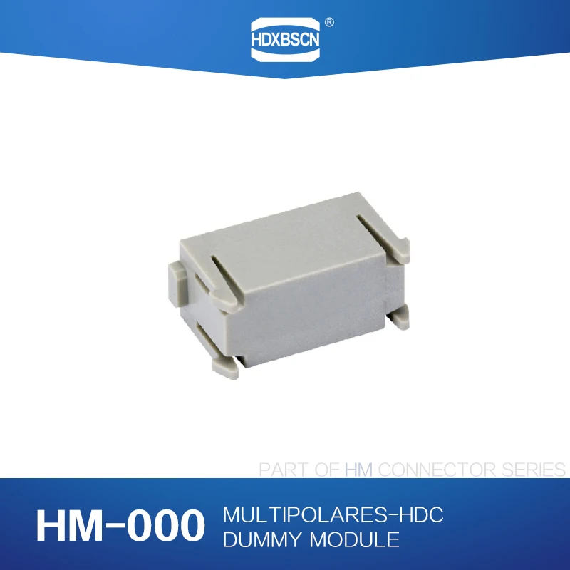 SOCKETS MULTIPOLARES-HDC SOCKETS RECTANGULAR DUMMY MODULE HEAVY DUTY CONNECTOR