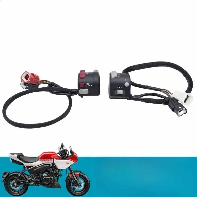 motorcycle left right handle switch handle headlight turn switch For CFMOTO CF125-8 XO Baboon racing driver