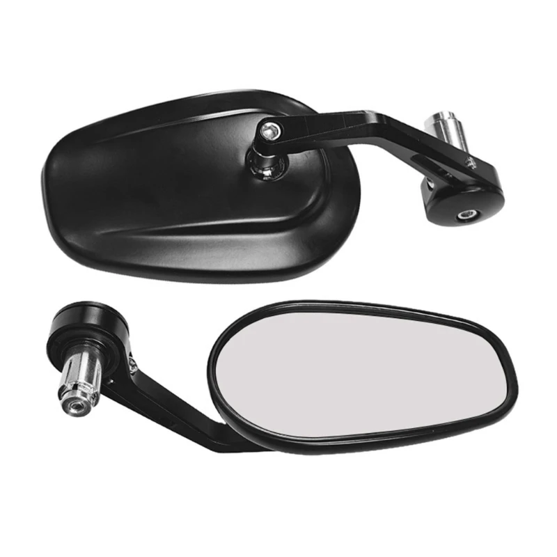 Moped Scooter Motorcycle Rear View Reflectors Viewer Set for Sportbike Handlebar