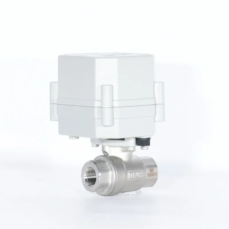 2 points atmospheric pressure 1/4 miniature stainless steel analog signal two-way electric flow control valve DN8