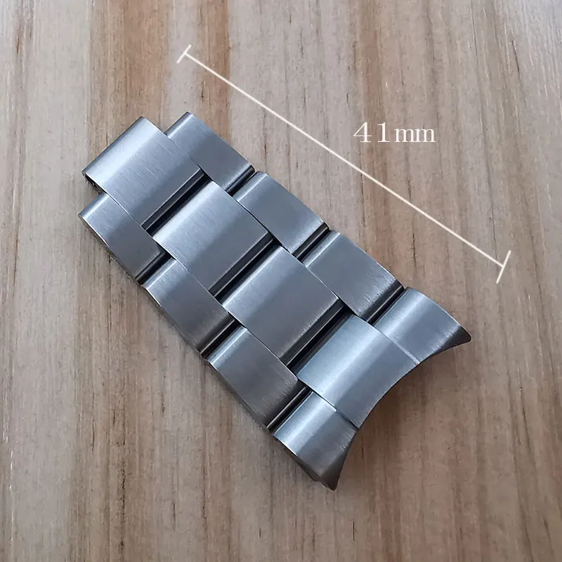 904L Stainless Steel Watch Bracelet Links For 41mm Submariner 126610, Aftermarket Watch Parts