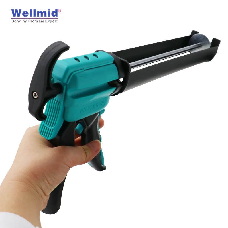 300ML 310ml 320ml silicon Sealant tool Single POWER Gun Manual Caulking Dispensing Mixing Dispensing Dispenser 1 part Glue Gun