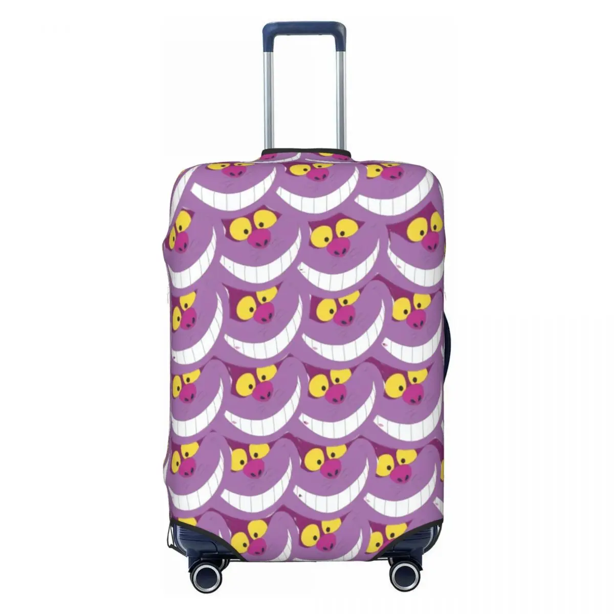 

Custom Alice In Wonderland Cheshire Cat Pattern Luggage Cover Cute Suitcase Protector Covers Suit For 18-32 inch