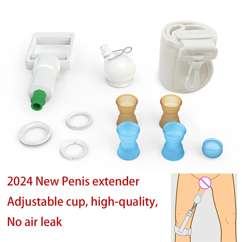 2024 New Penis Extender Pump Enlargement device Cock Grow pene Stretcher Extensor De Pene male sexual toys sex toy for men Basic