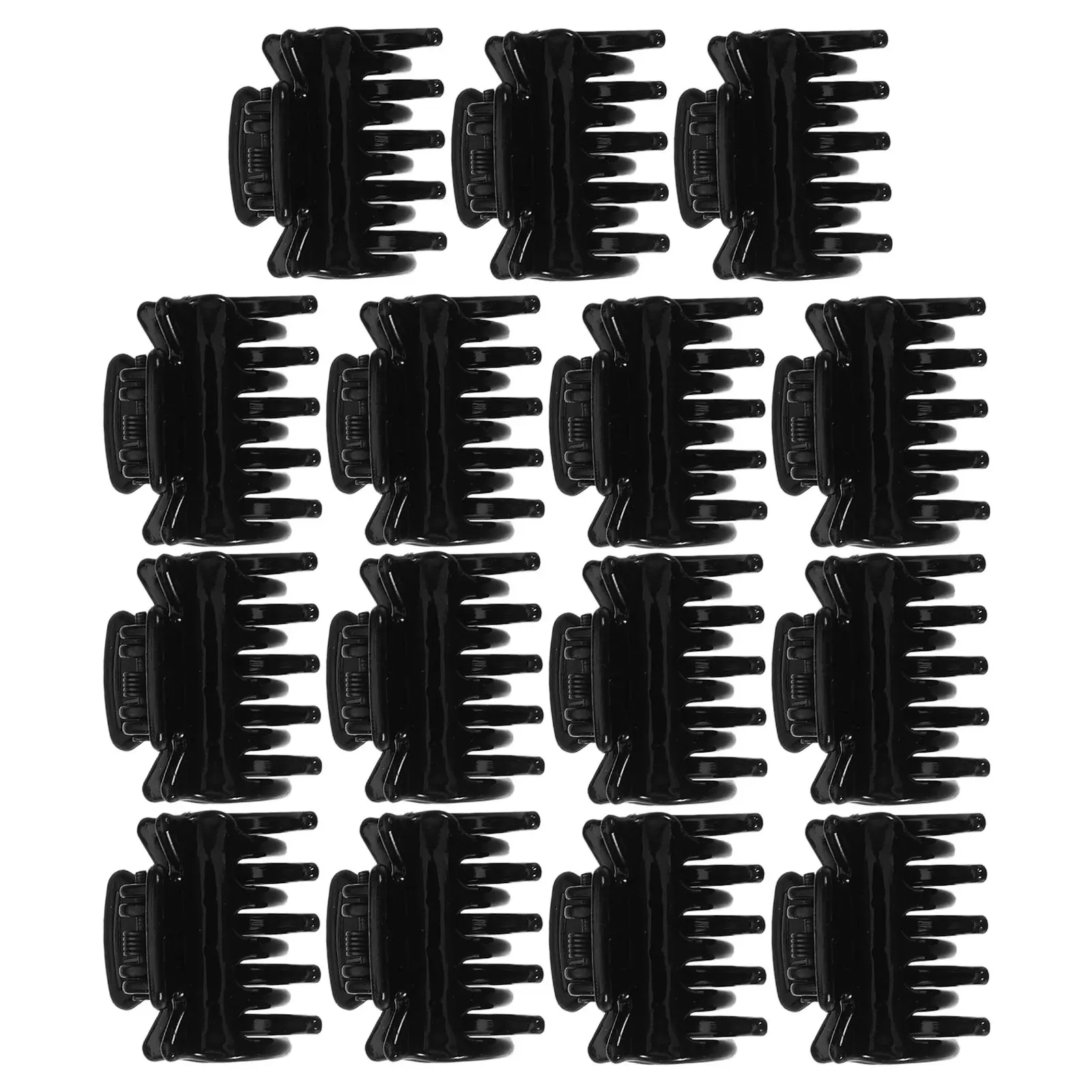 18Pcs Ear Acupressure Clip Black Balanced Spring Ear Clamp for Acupoint Massage and Stress Relief Acupressure Clip for Ears