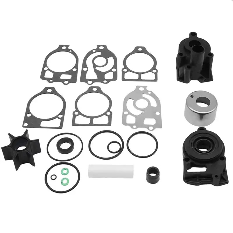 M49K-Water Pump Impeller Repair Kit 46-96148A5 With Housing Base For Mercruiser Alpha One Outboard Engines 46-96148A8 46-42579A3