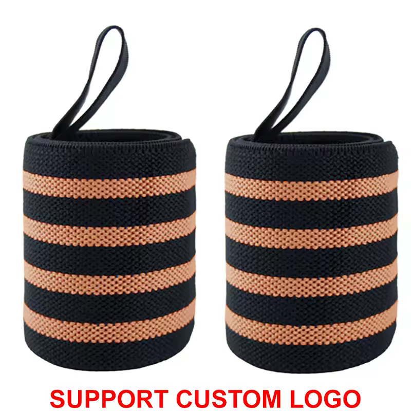 1 Pair Wristband Wrist Support Brace Straps Extra Strength Weight Lifting Wrist Wraps Bandage Fitness Gym Training Custom Logo - Image 12