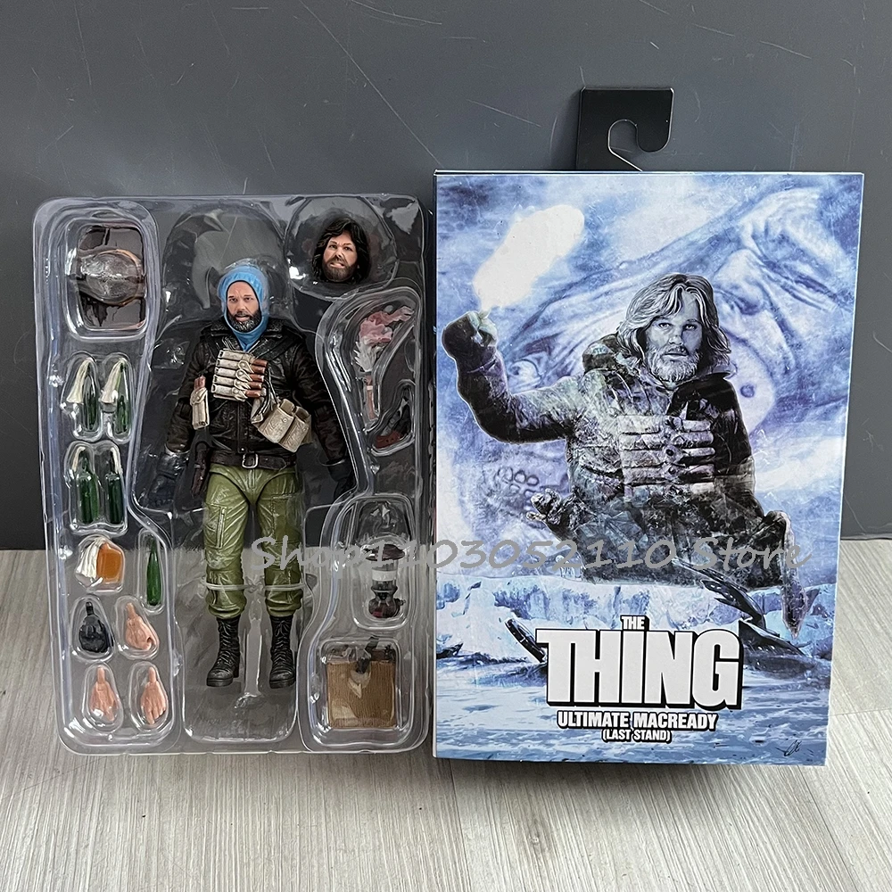 NECA The Thing (الحامل الأخير) شخصية الحركة Ultimate MacReady PVC تمثال نموذج دمية لعبة هدية عيد الميلاد هدايا عيد الميلاد