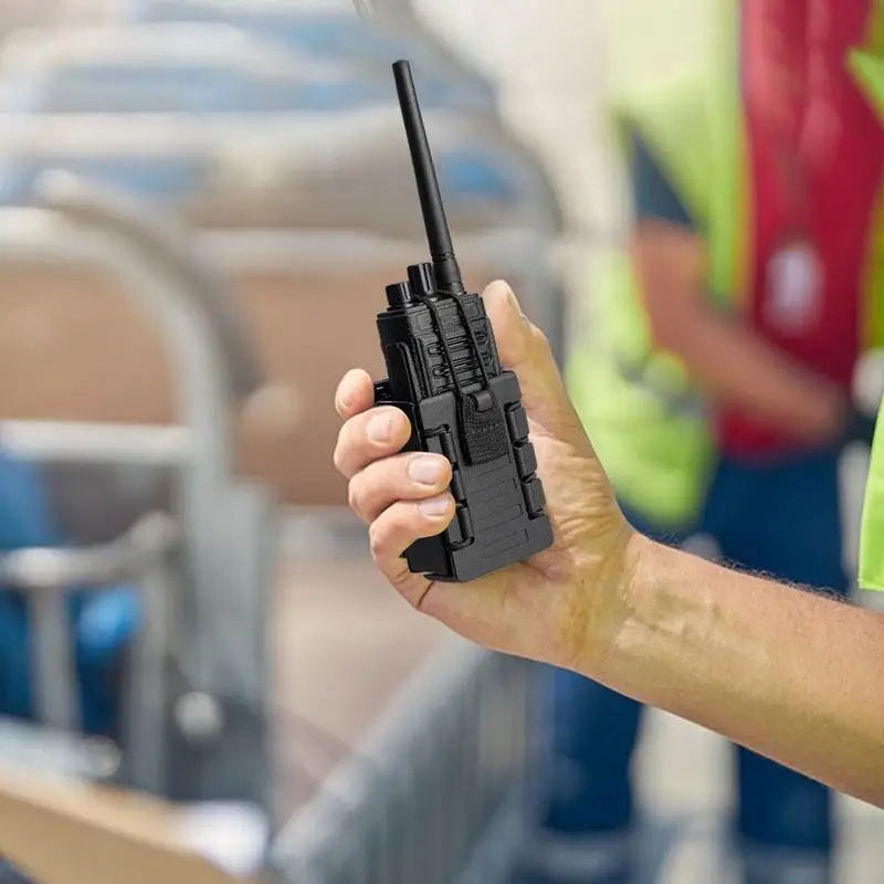 حافظة حزام راديو ، حقيبة راديو مدمجة للهاتف البيني ، حامل جهاز اتصال لاسلكي آمن ، مشبك حزام لاسلكي مقوى للقانون