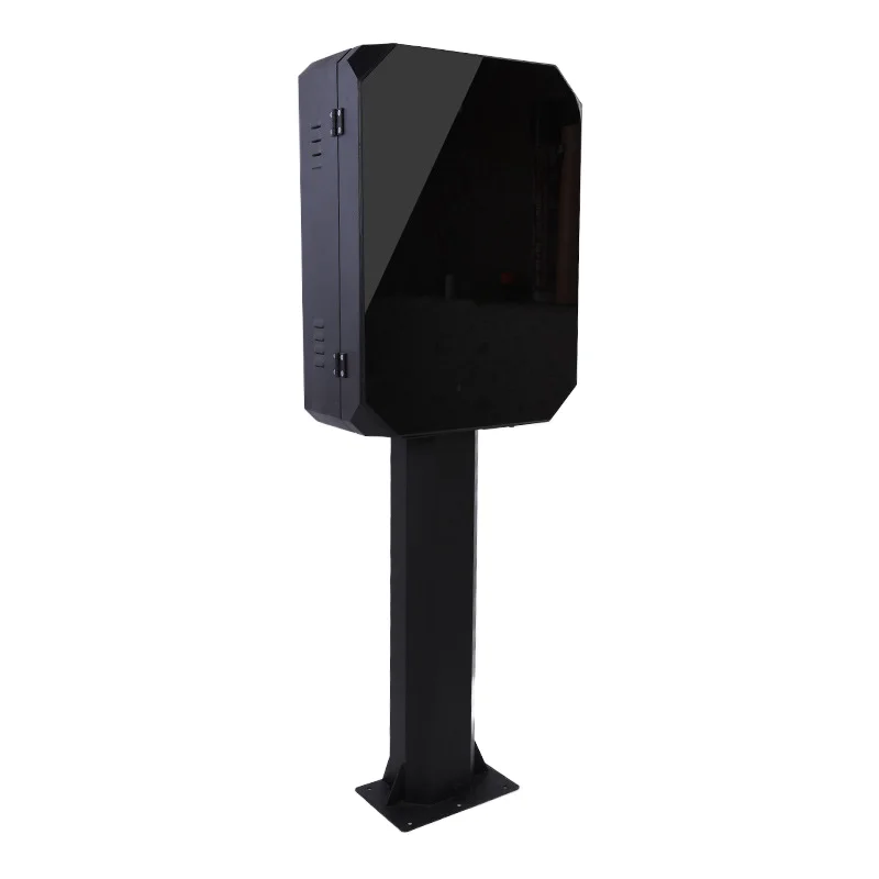 Wholesale Charging Station Box Floor Stand Steel Column EV Charging Station Pillar Stand Car Charging Pile Enclosure Cabinet