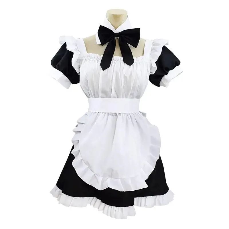 Gotou Hitori Косплей Костюм Аниме Bocchi The Rock! Милая униформа горничной, костюм, платье Gotou Hitori, женский парик, сексуальный наряд на Хэллоуин