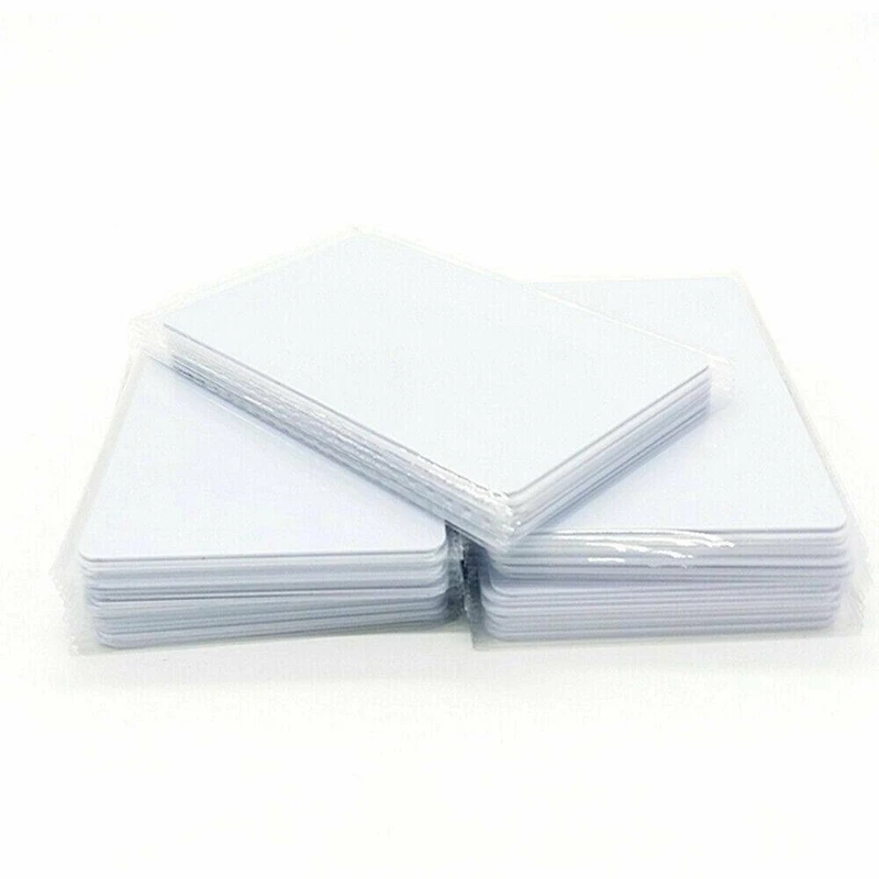 120Pcs NFC Cards White Blank For NTAG215 PVC Tags Waterpoof 504Bytes Chip Sticker