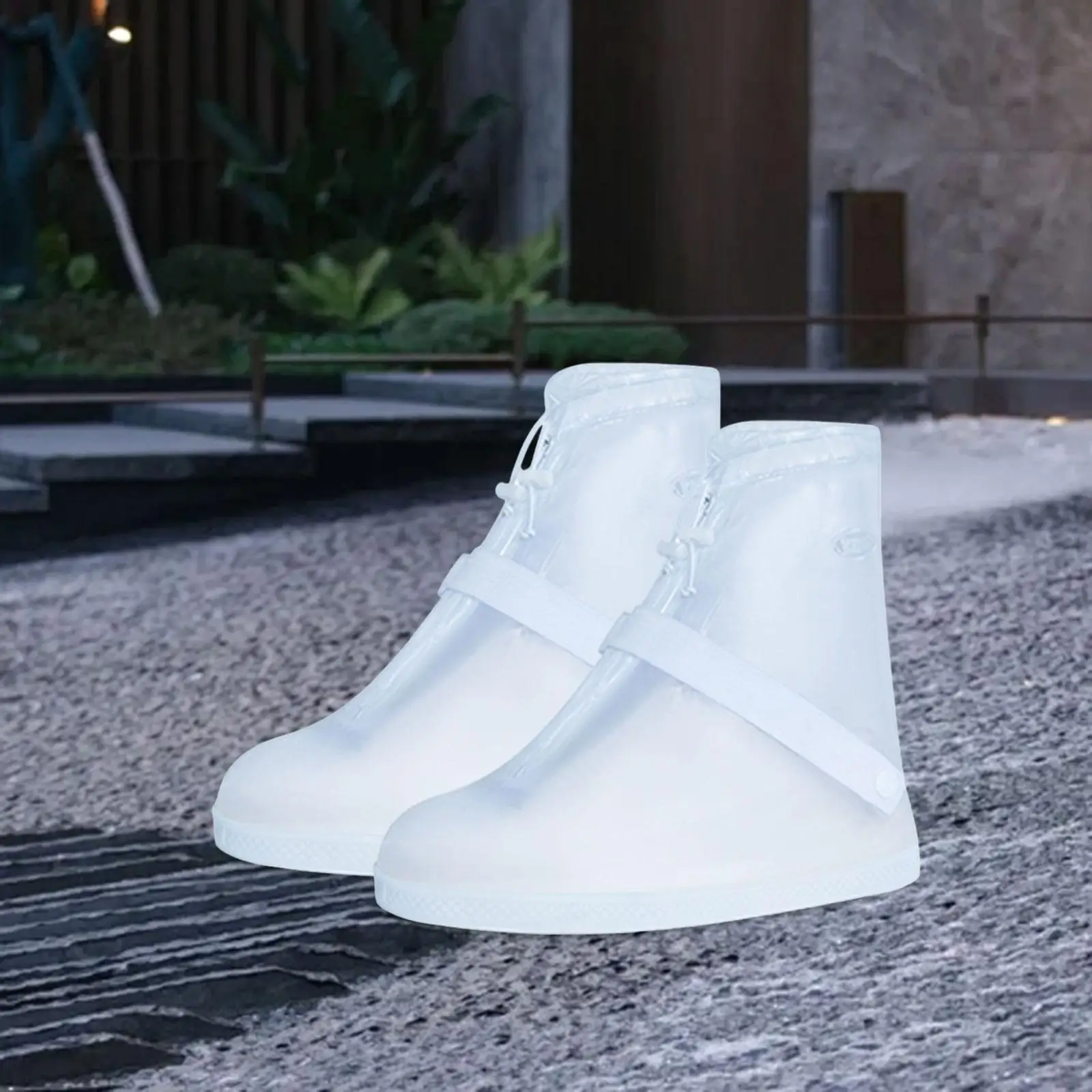 

Waterproof Shoe Covers Overshoes Non Slip Sole Reusable PVC Shoe Protectors for