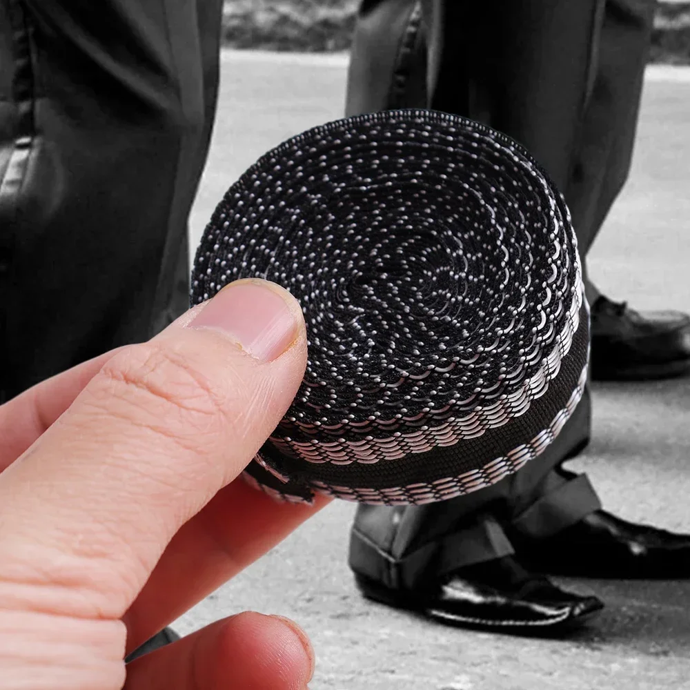 ذاتية اللصق بانت لصق الشريط السراويل السراويل حافة الجينز الملابس طول تقصير إصلاح الحديد على هيم أشرطة DIY بها بنفسك الخياطة اكسسوارات