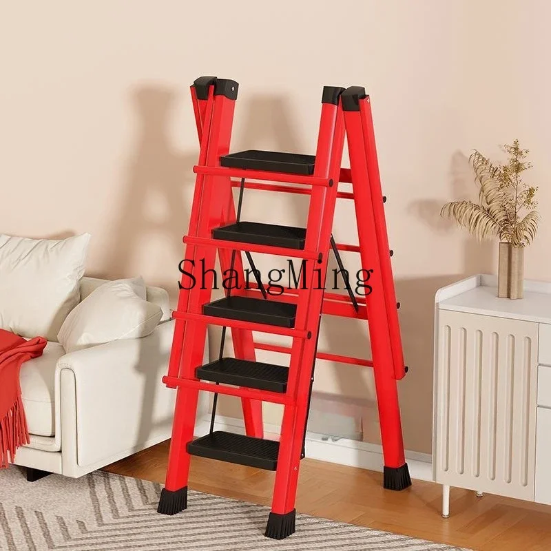 

CL new ladder drying rack dual-purpose ladder multi-functional indoor reinforced anti-skid drying folding