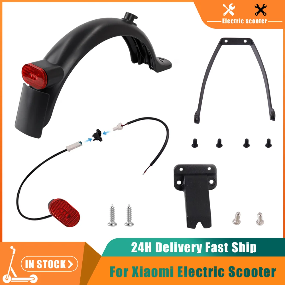 New Version Rear Mudguard Upgraded Fender/Bracket Support /Back Tail Light For Xiaomi M365 M365 Pro 2 Electric Scooter Accessory