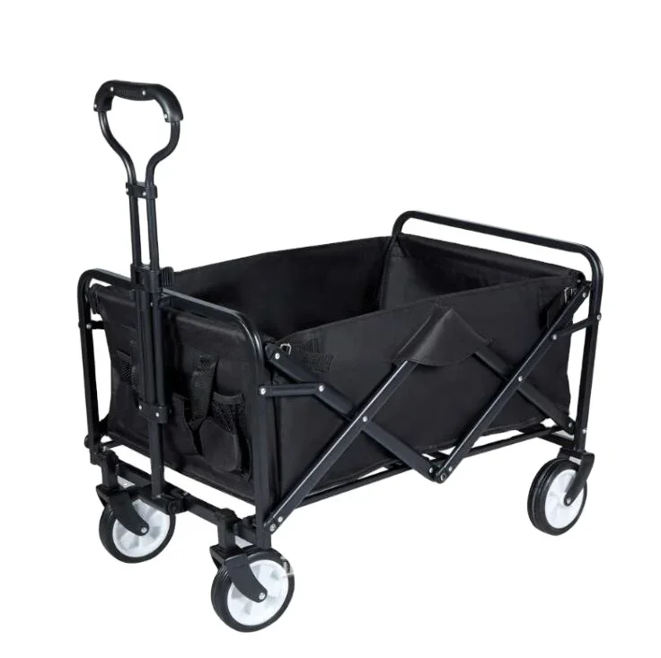 

New Arrival Offroad Folding Shopping Cart Foldable Trolley Beach Camping Wagon With 4 Wheels